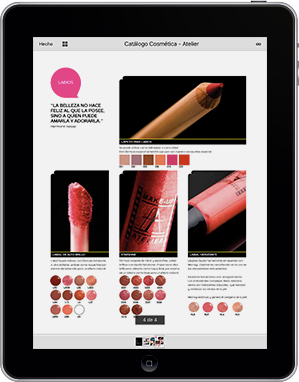 Catálogos digitales del sector belleza
