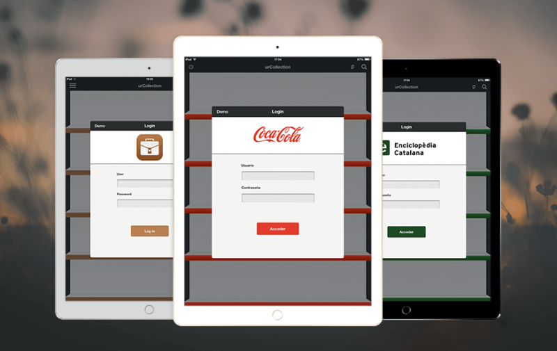 Personaliza la App urCollection para que luzca con los colores corporativos de tu empresa